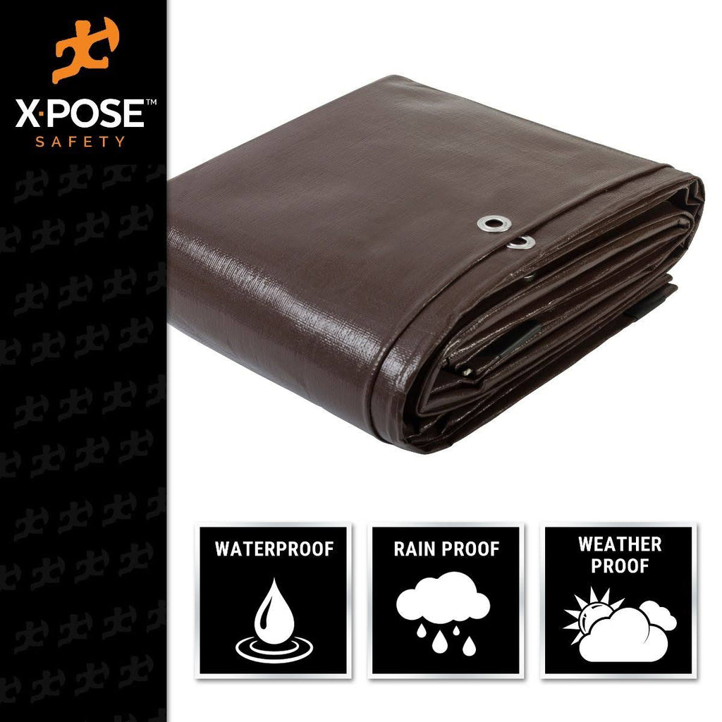 Brown Poly Tarps 18 x 24 G133