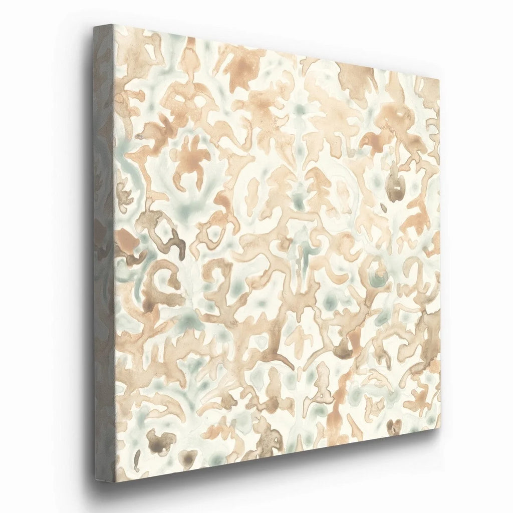 Terracotta Garden Tile II Gallery Wrapped Canvas 10x10 A6033