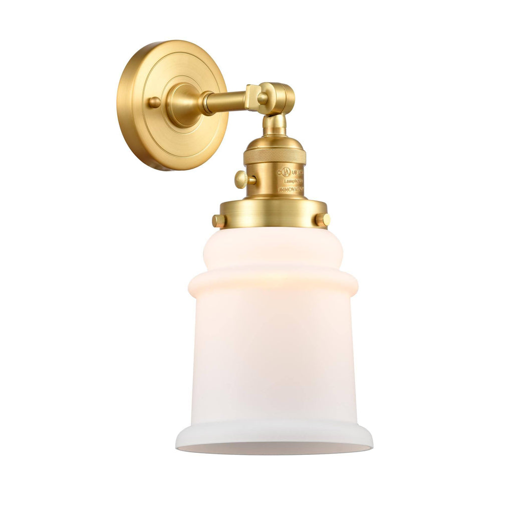 Satin Gold 1 Light Sconce X2482