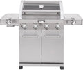 4-Burner Stainless Steel Propane Gas Grill with Side Sear Burners G54449