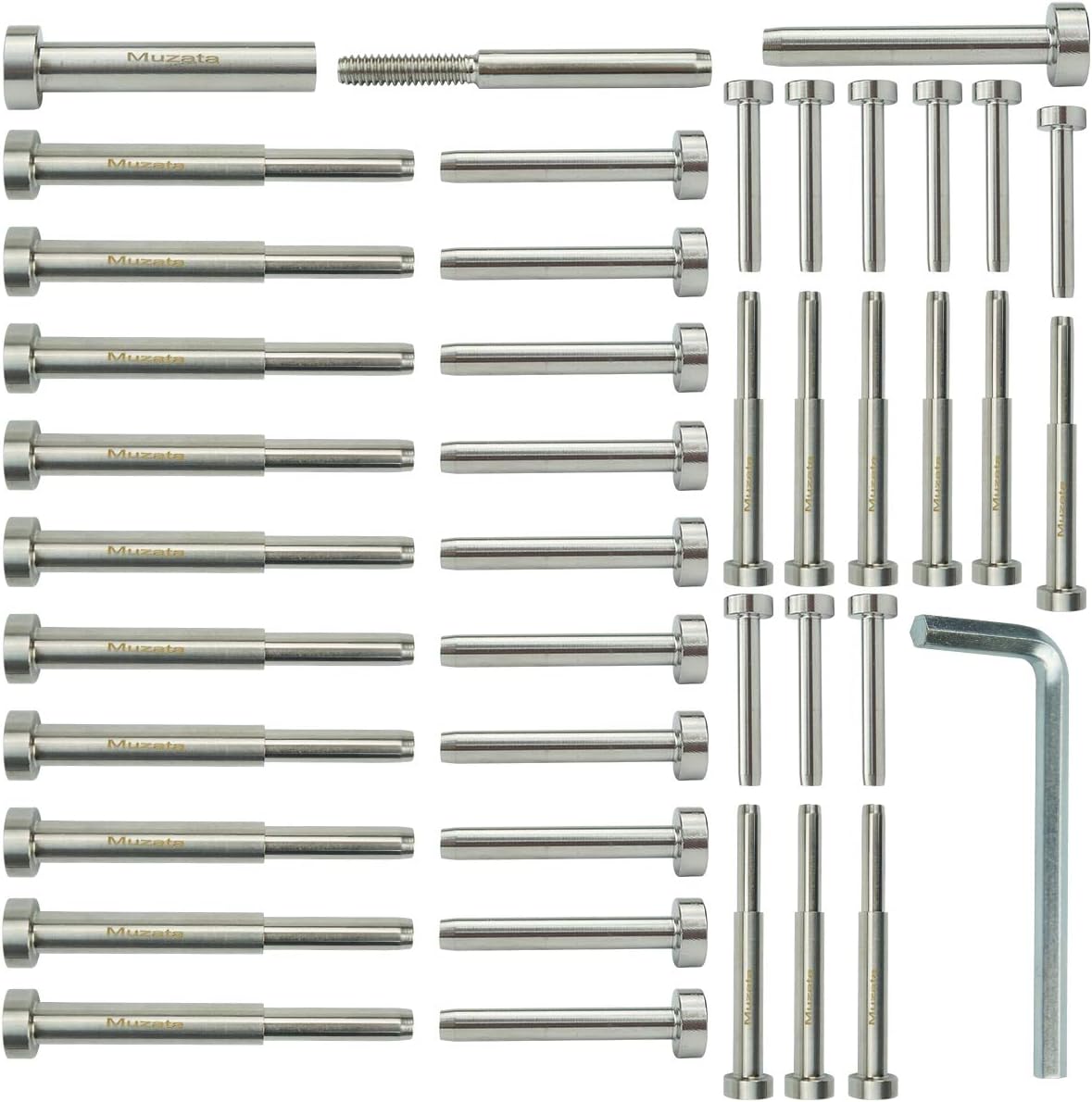 20Set Cable Railing Kit Invisible T316 Stainless Steel Swage Tensioner Terminal V41634