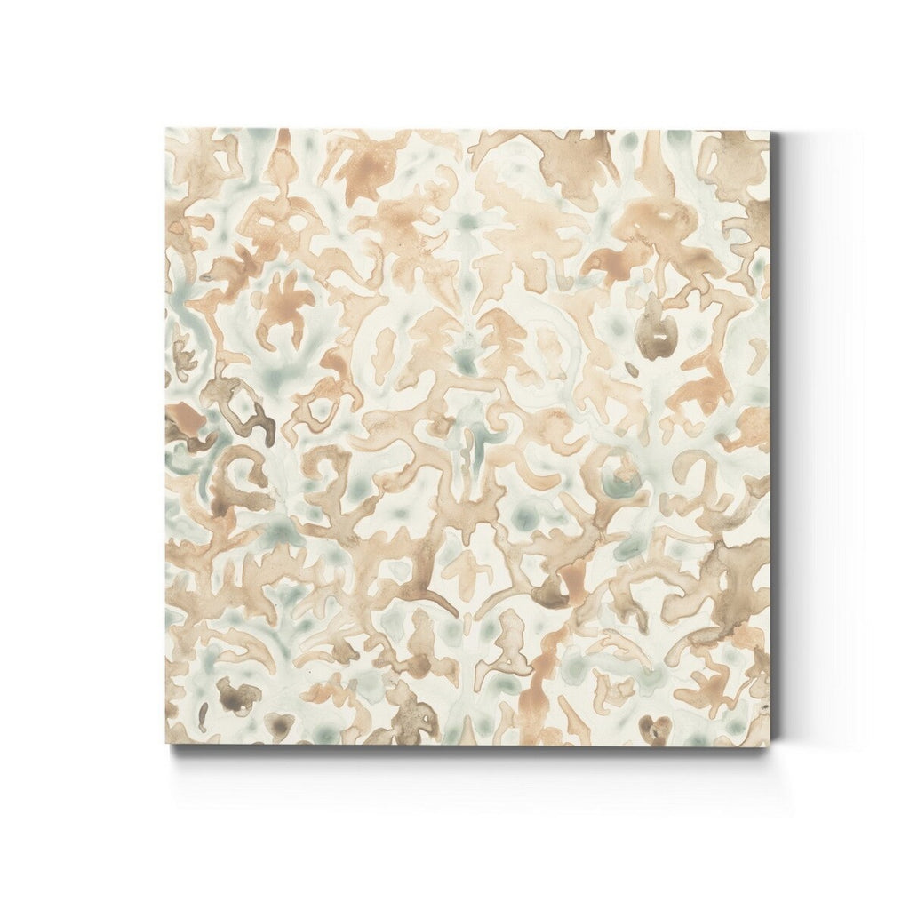 Terracotta Garden Tile II Gallery Wrapped Canvas 10x10 A6033