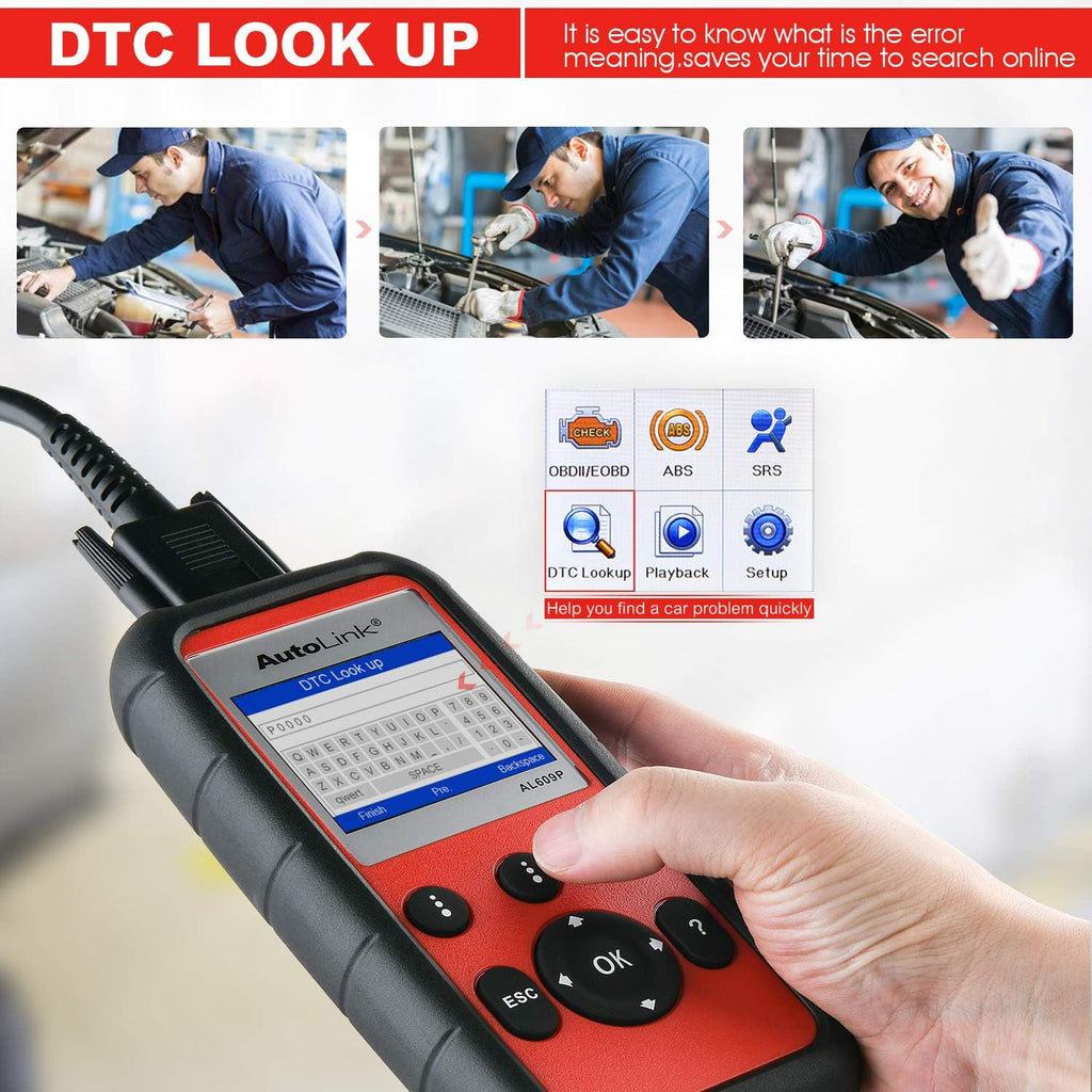 OBD2 Scanner with ABS and SRS Airbag Diagnostic R84014