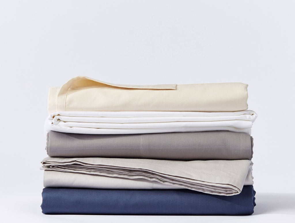Alpine White Organic Sateen Fitted Sheet, Cal King U615