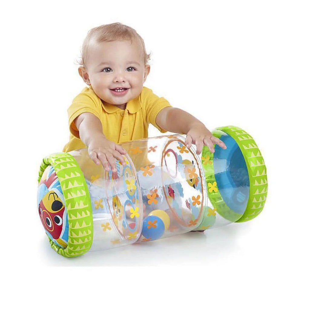 Inflatable Baby Walker Crawling Toy with Bell D770