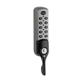 Digital Combination Cabinet & Locker Lock with Lever Handle, Silver F6657