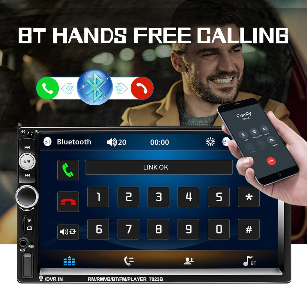 7 MP5 Player Car Stereo with Bluetooth Backup Camera E854260