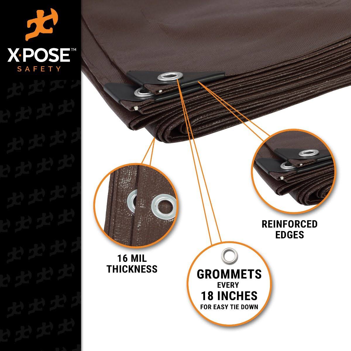 Brown Poly Tarps 18 x 24 G133
