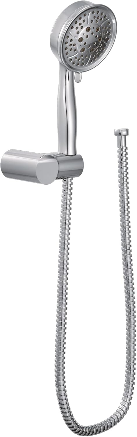 Chrome Handheld Shower with Wall Bracket and 69-Inch Hose R628832