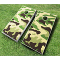 Camo Tournament Cornhole Set Maroon Baby Blue H9911
