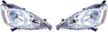Headlight Assembly Pair for Honda Fit 2009 2011 with Sport Package X632