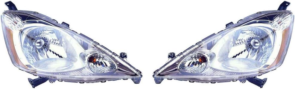 Headlight Assembly Pair for Honda Fit 2009 2011 with Sport Package X632