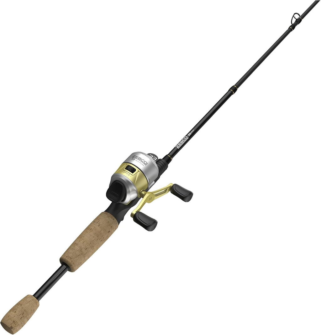 2-Piece Fiberglass Spincast Fishing Rod and Reel Combo L440260
