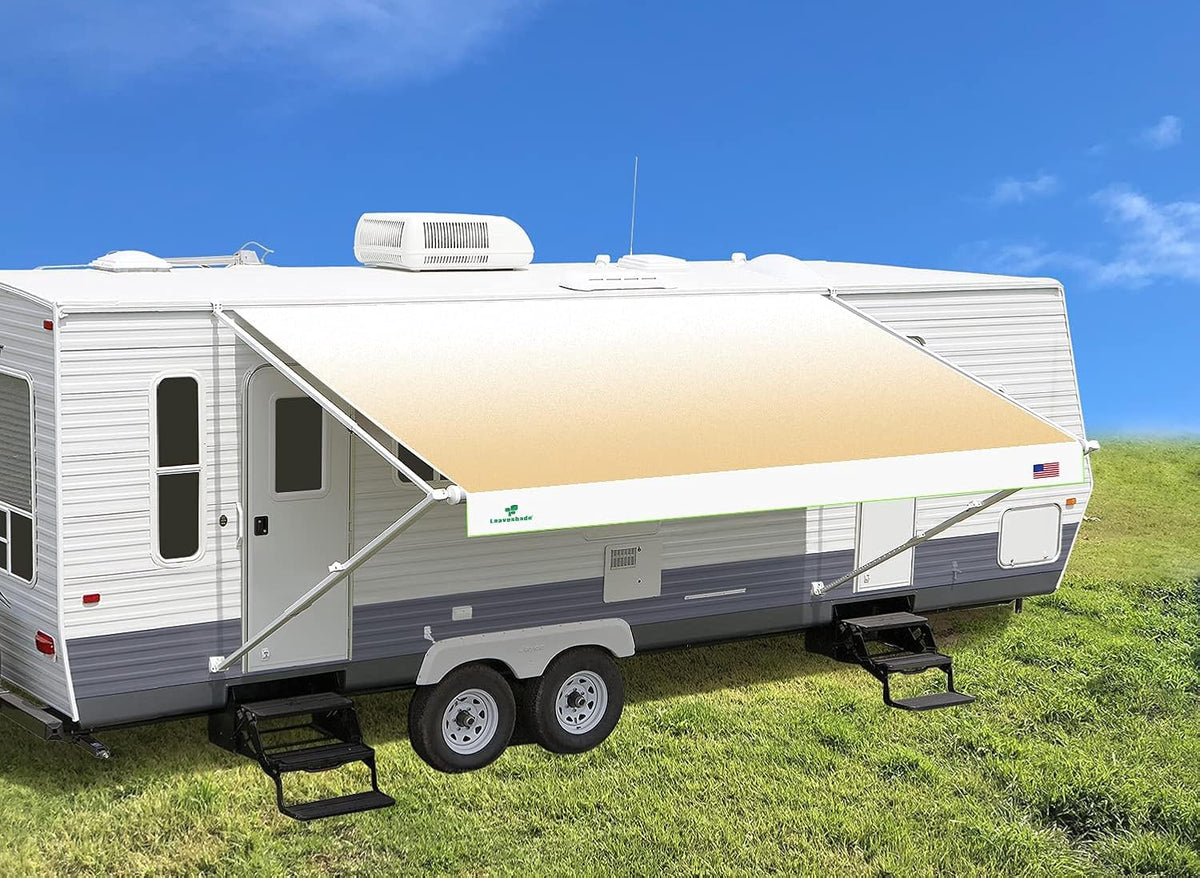 Green Fade RV Awning Fabric Replacement 19'3'' E117623