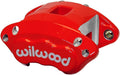 Red Caliper with 1.62/1.62in Pistons and 1.04in Disc F6063