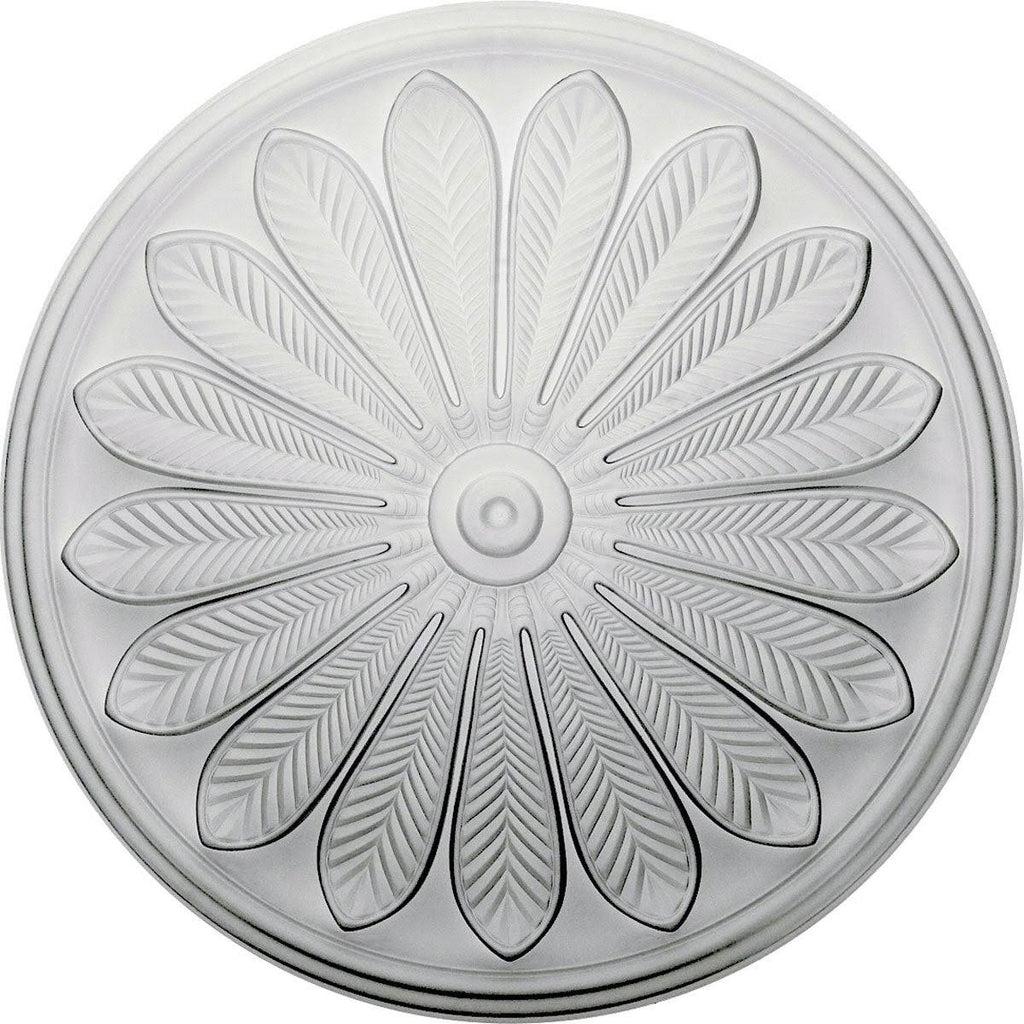 25 1/2x22OD x 5 1/2x22P Ceiling Medallion, Hand-Painted Copper Penny P60583