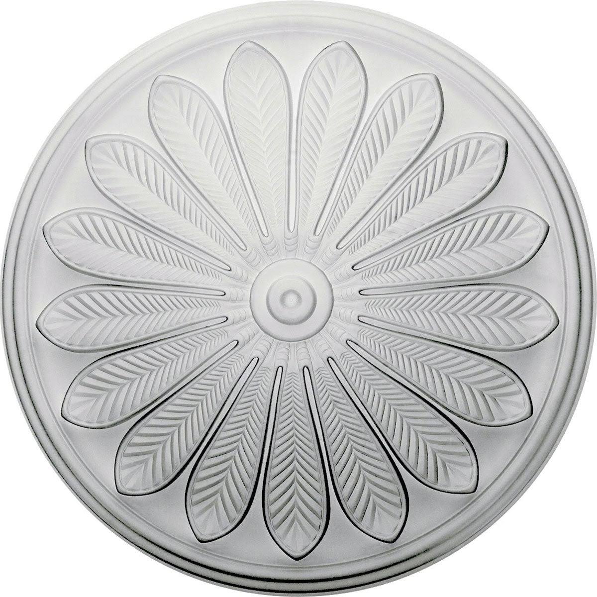 25 1/2x22OD x 5 1/2x22P Ceiling Medallion, Hand-Painted Copper Penny P60583