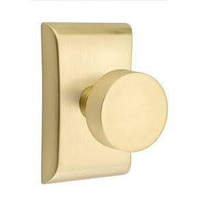 Satin Brass Round Door Knob C459