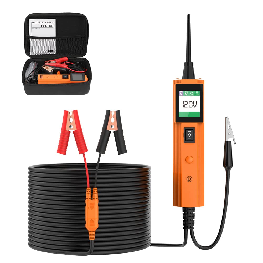 Circuit Tester with 20Ft Extension Cable for 6-30V Z732