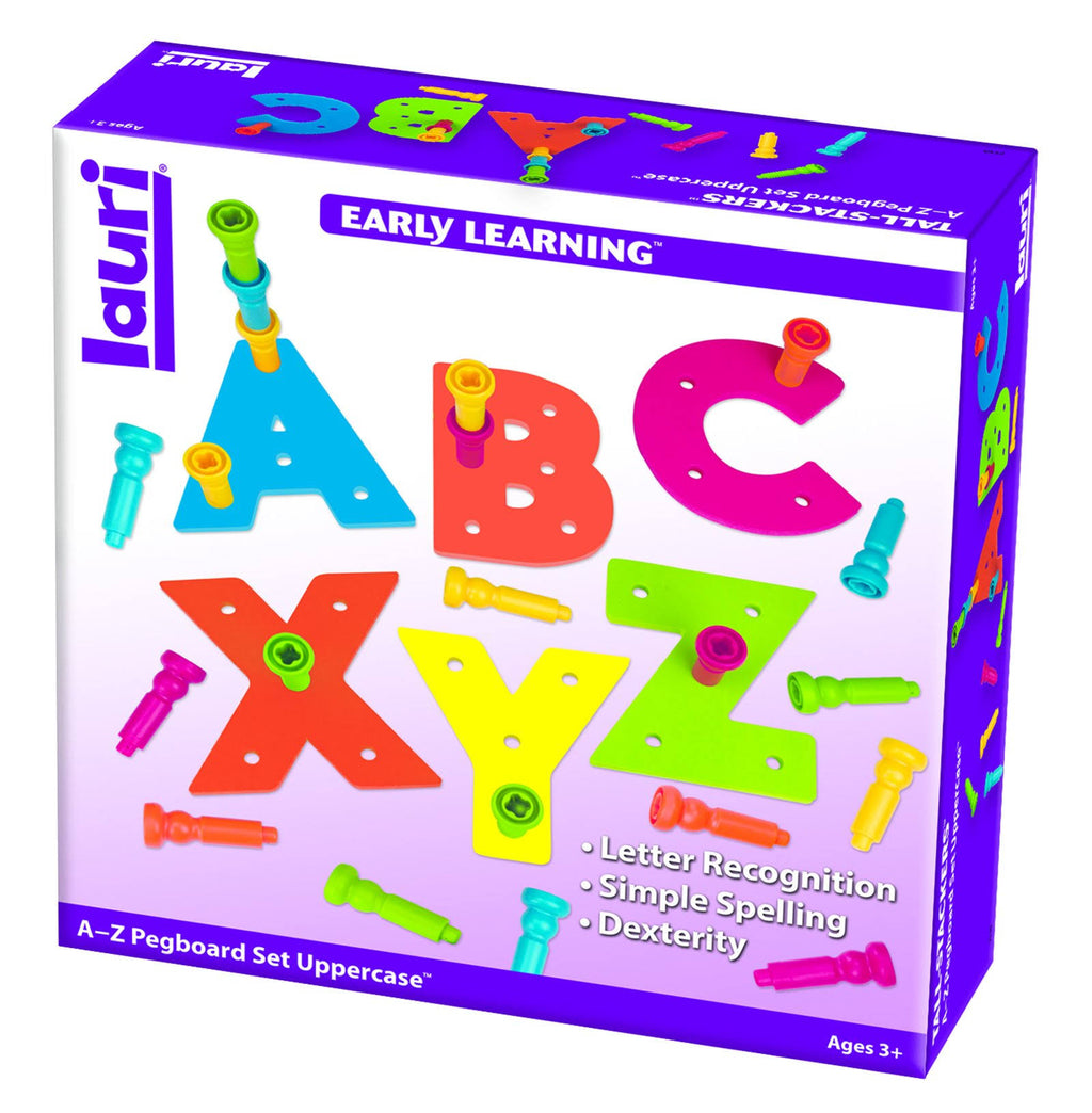 Pegboard Set with Pegs A-Z (Uppercase) V4027