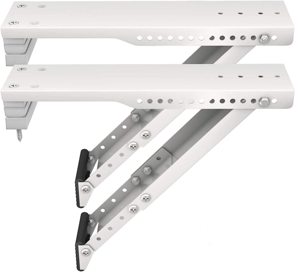 Window Air Conditioner Support Bracket, Universal for 5,000-12,000 BTU AC Units, Up to 85lbs, Adjustable Extender Leg, 2-Pack H77040