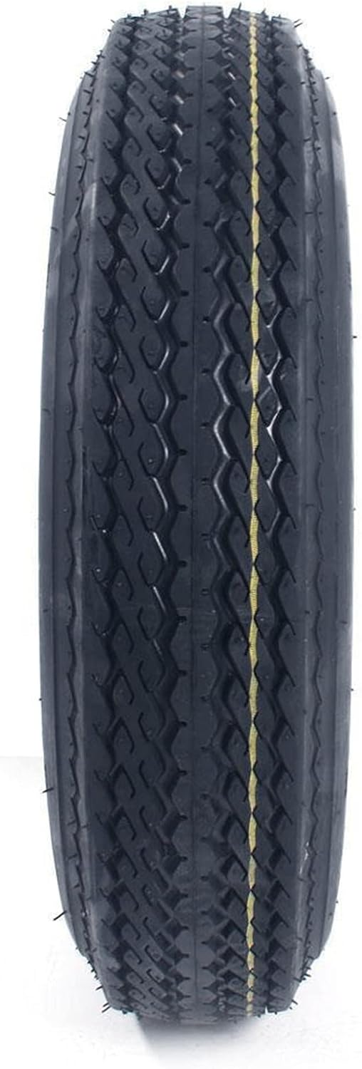 5.30 x 12 Trailer Tire and Wheel 5 Lug White Spoke Pack of 2 F2242