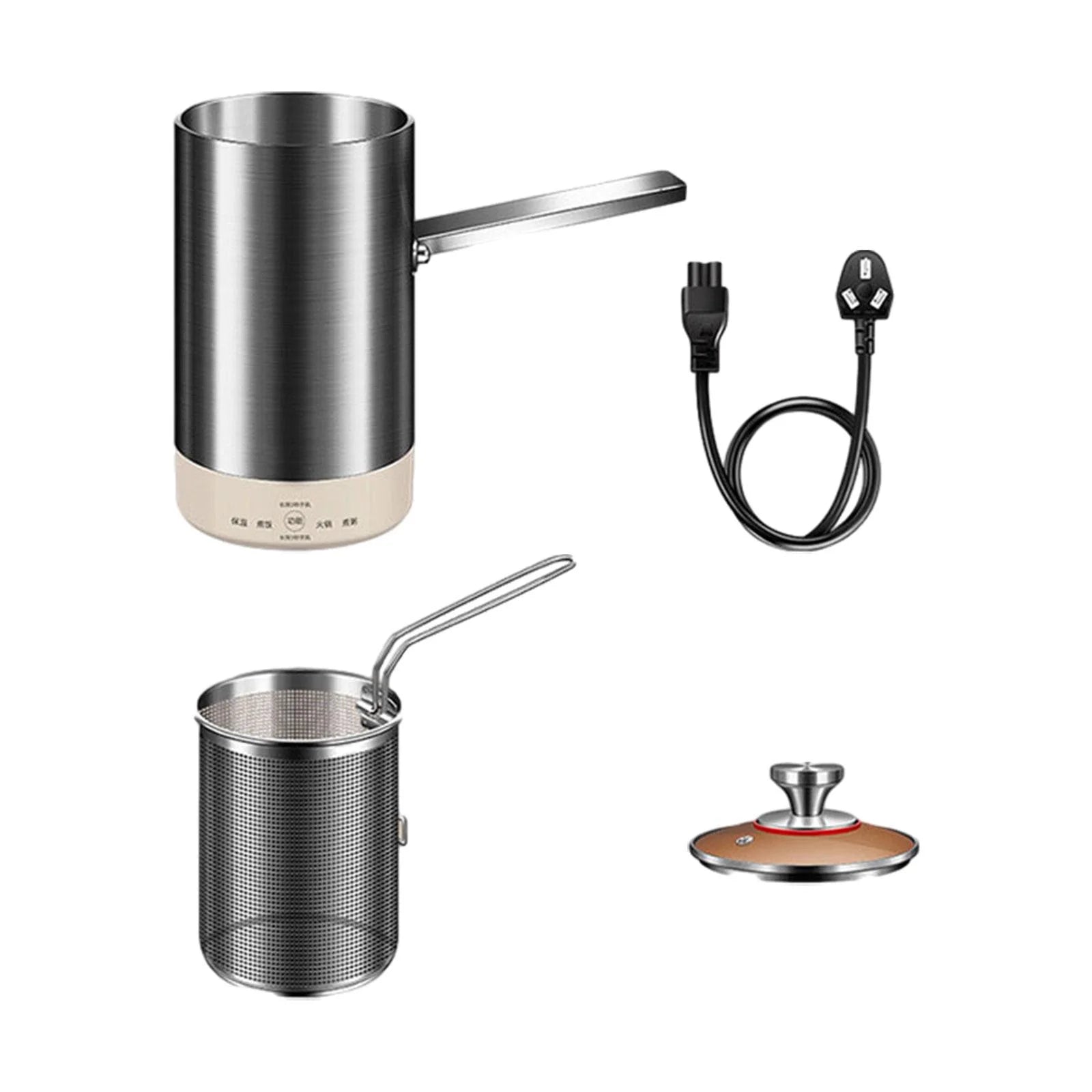 1.8L Stainless Steel Electric Deep Fryer with Basket C745652