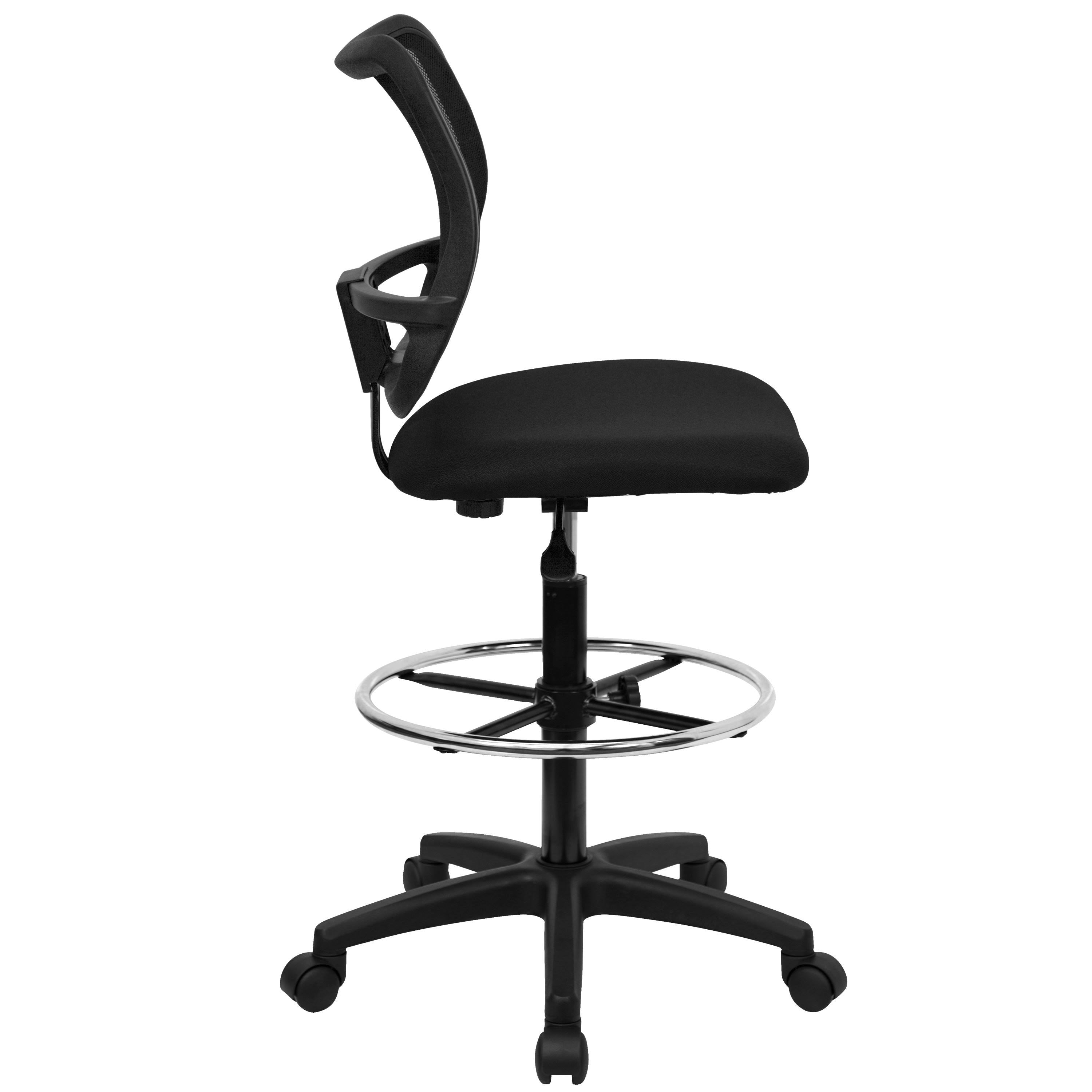 Gray Mesh Drafting Chair V969381