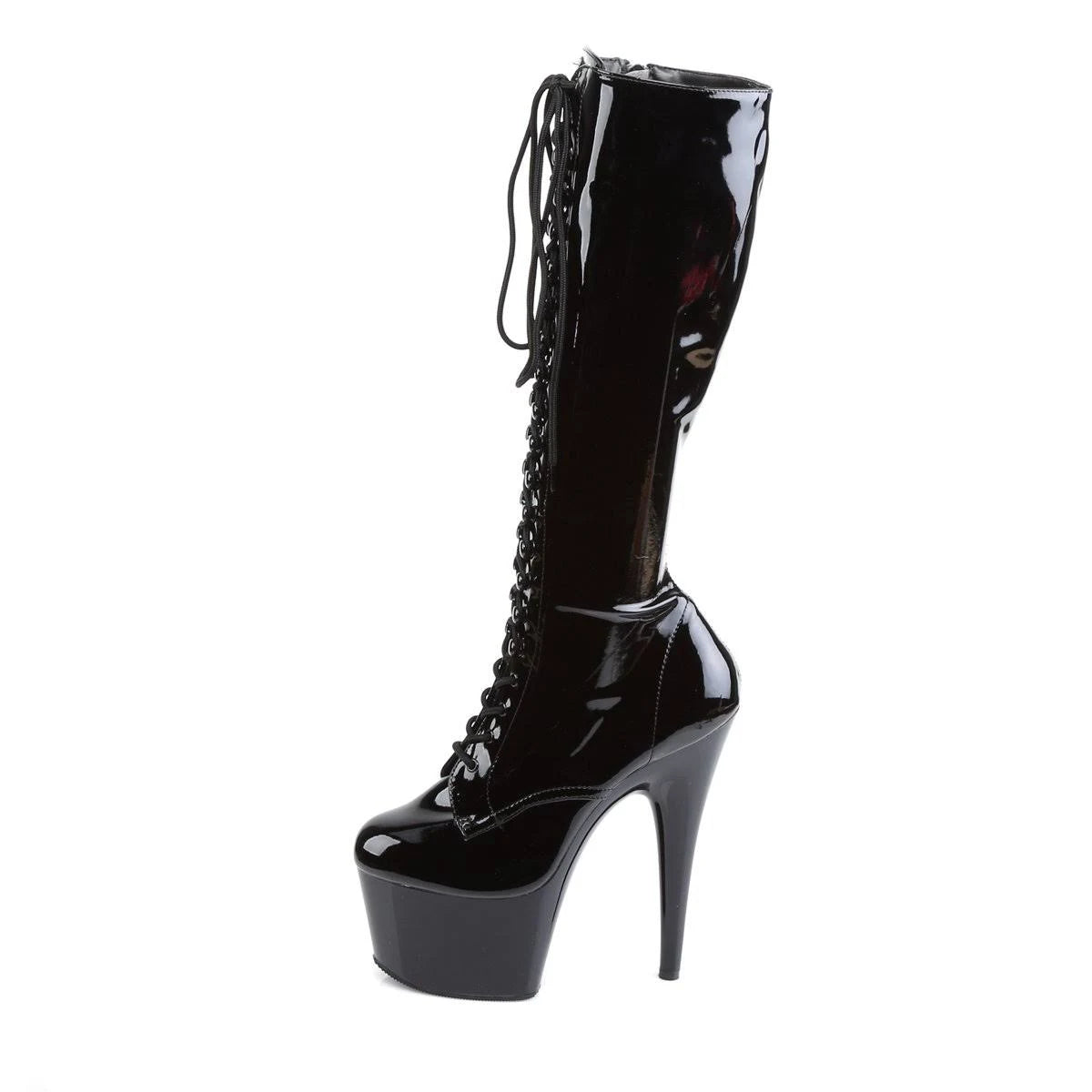 Black Str Patent Shoes J2572