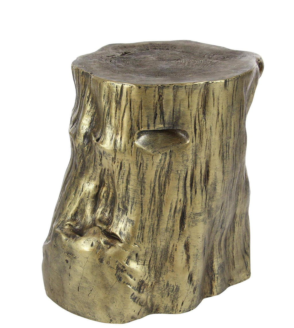 Pale Gold Fiberglass Foot Stool T768739