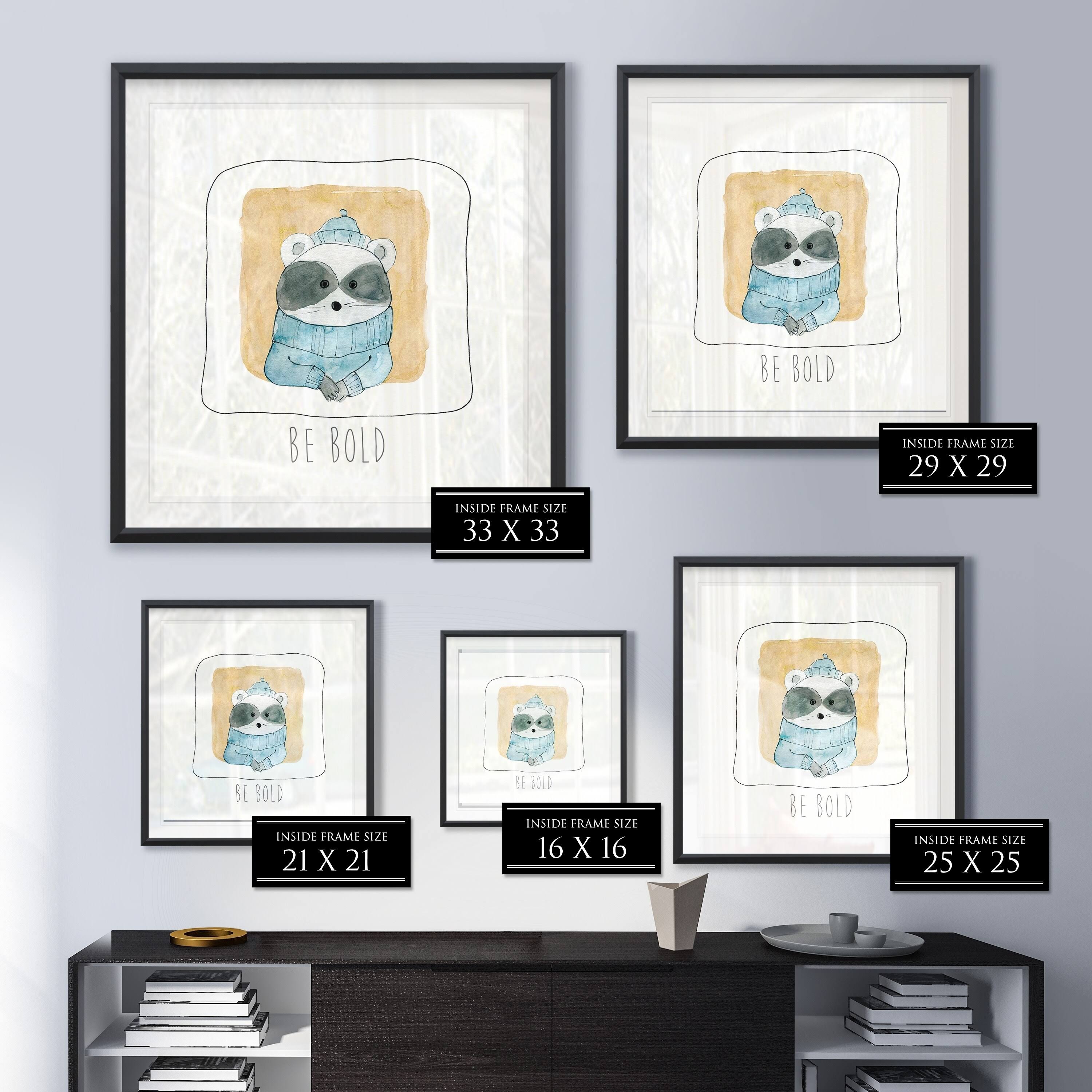 Framed Giclee Print 22X22 D166