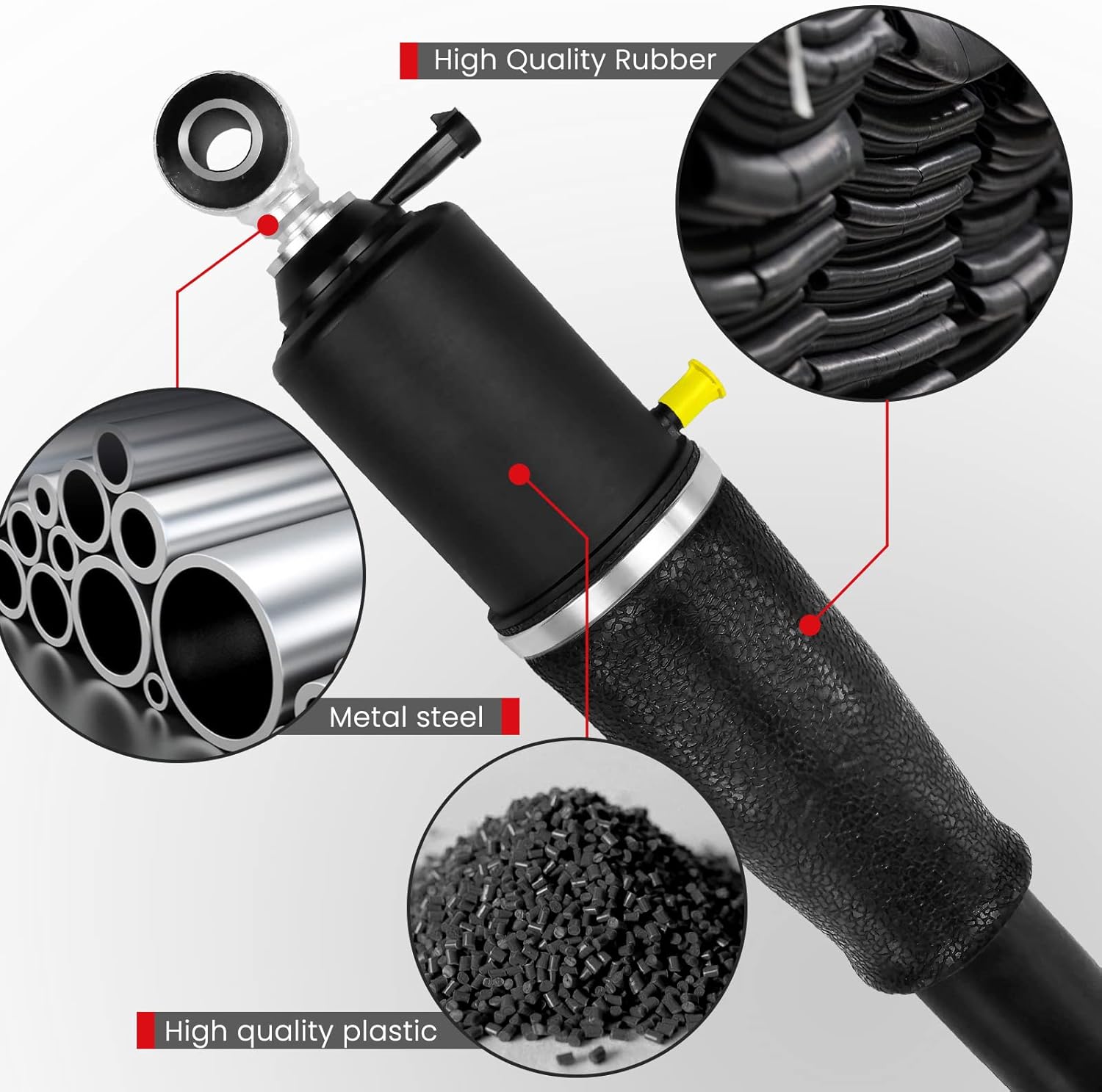 Air Absorber Shock Suspension Strut Spring Rear Left or Right B5978