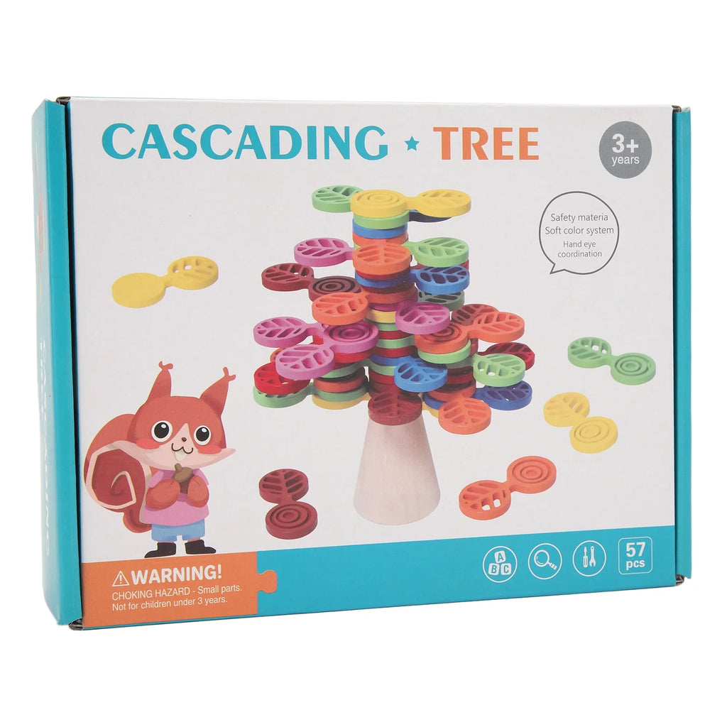 Stacking Colorful Tree Wooden Balance Game Building Block Toy A870997