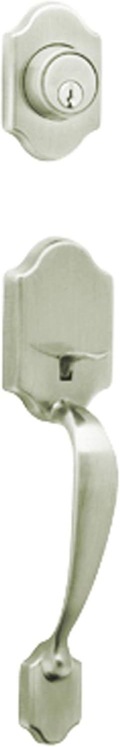 Satin Nickel Exterior Handleset with Deadbolt Pack of 2 K5106