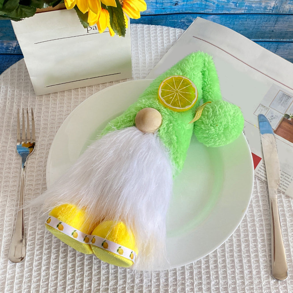 Birch Gnomes Plush Doll Summer Style Faceless Doll Plushie Ornament Home Decor C944077