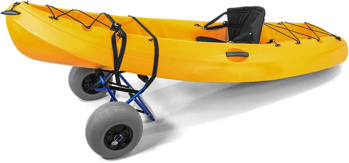 Blue Heavy Duty Kayak Carrier Cart with Pump & Strap Y47631