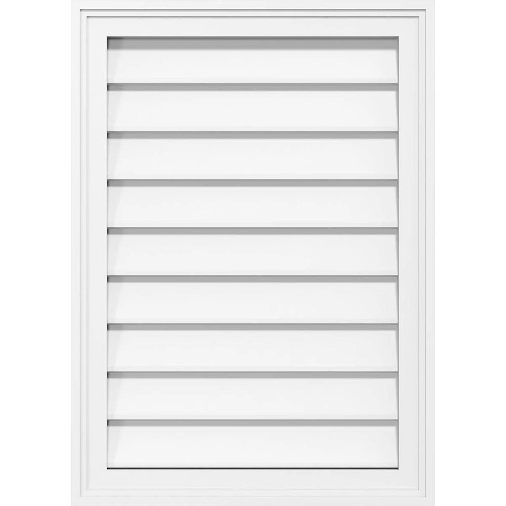 PVC Gable Vent with Brickm N865
