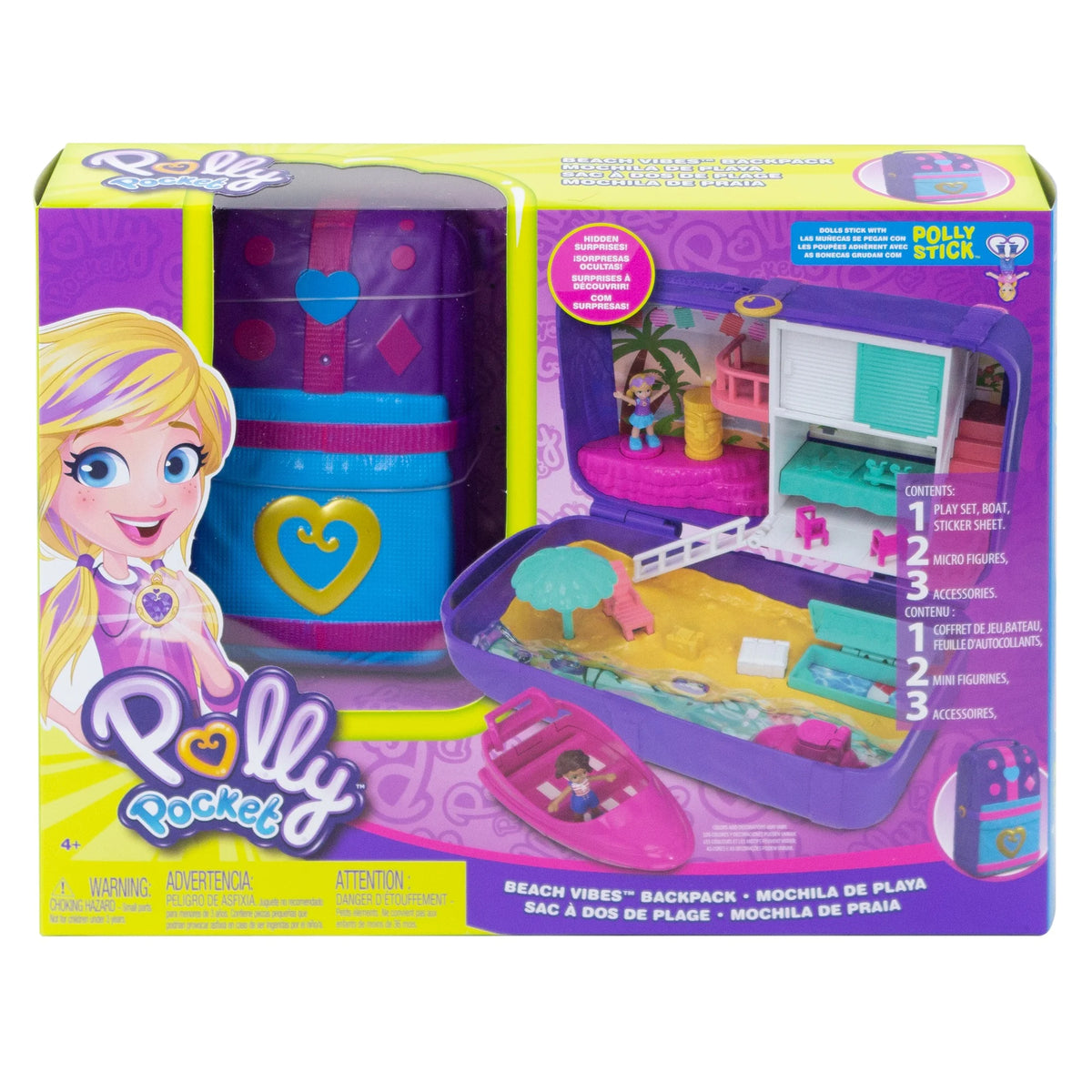 Compact Backpack with 2 Dolls O1241