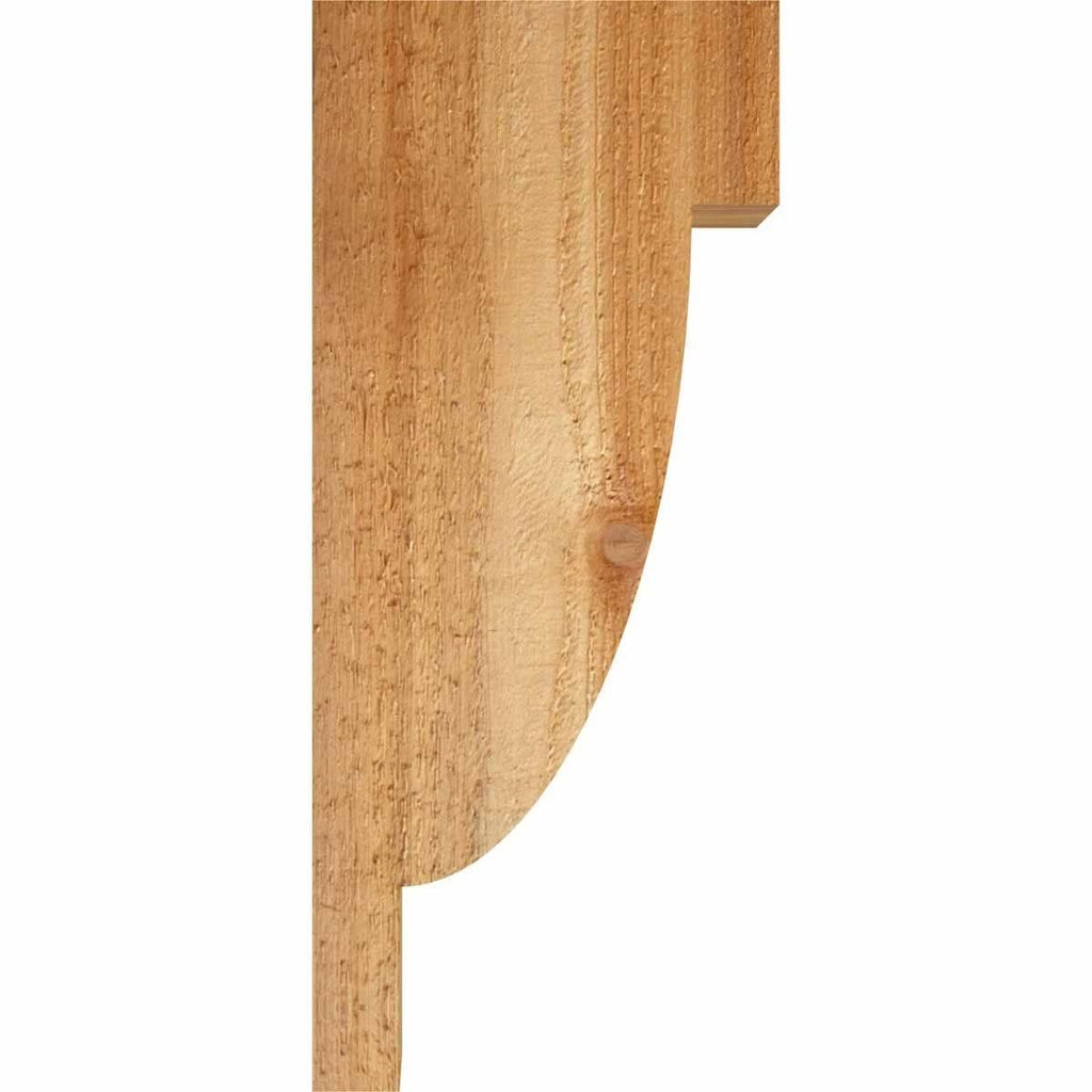 4x22W x 12x22D x 12x22H Alpine Rough Sawn Corbel, Western Red Cedar R505548