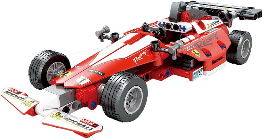 228 Pieces Building Pull Back Racecar Toys H46143