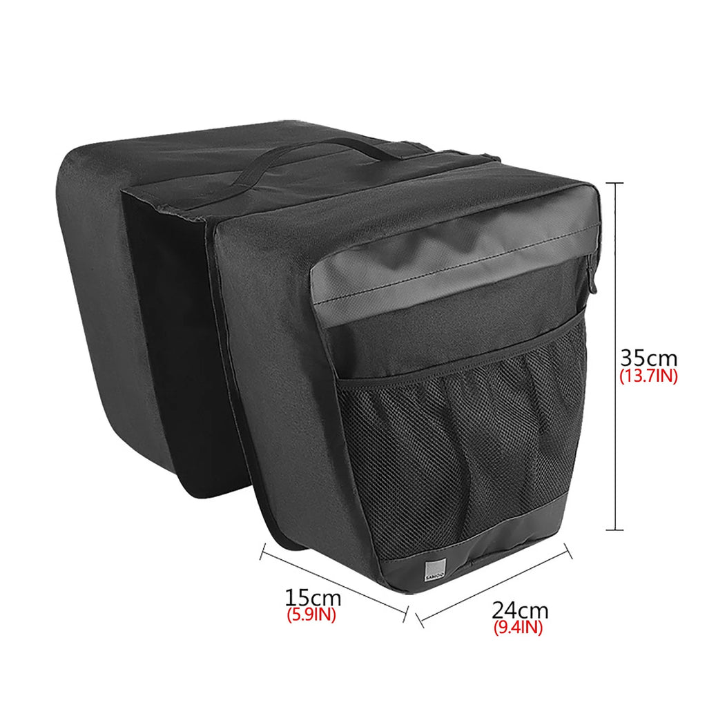 Waterproof Bicycle Rear Pannier Saddlebag H46932