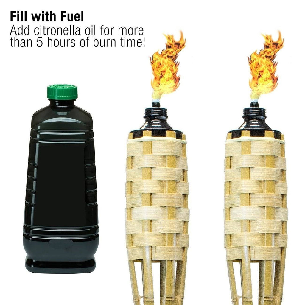 8 Bamboo Torches K434056