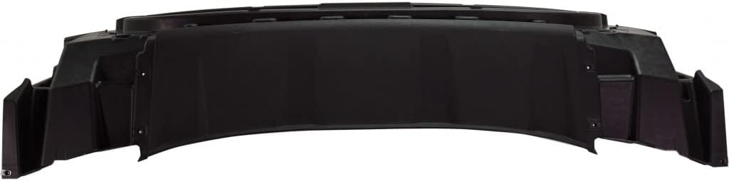Painted Gray Front Bumper Reinforcement with Vent Hole E4262