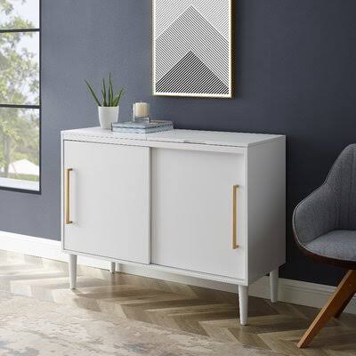 White 2 Door Accent Cabinet M5165