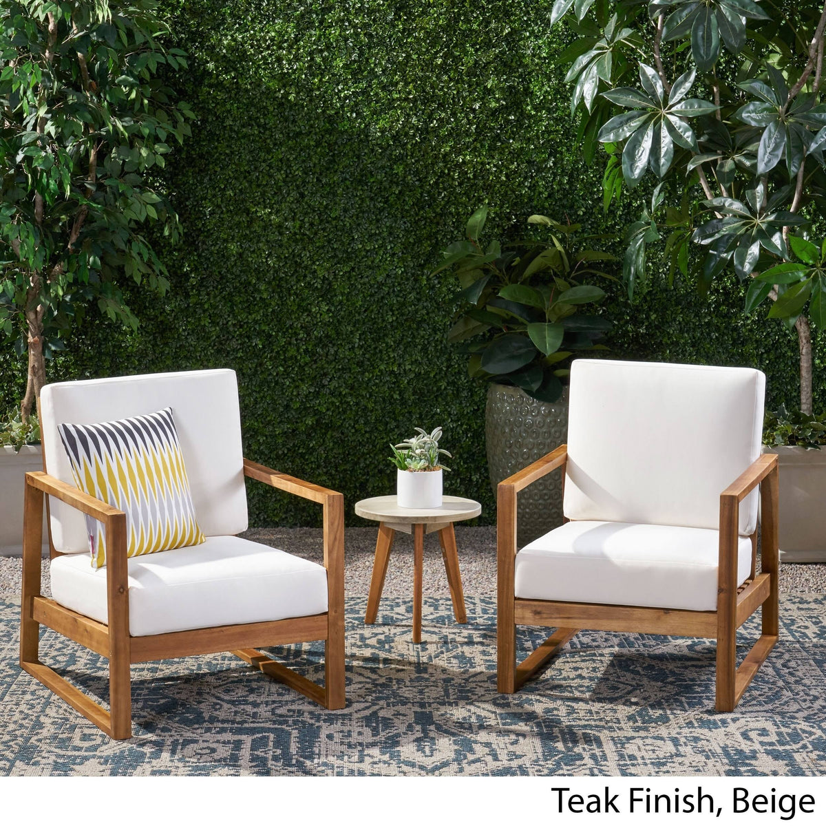 Acacia Wood Club Chair C269