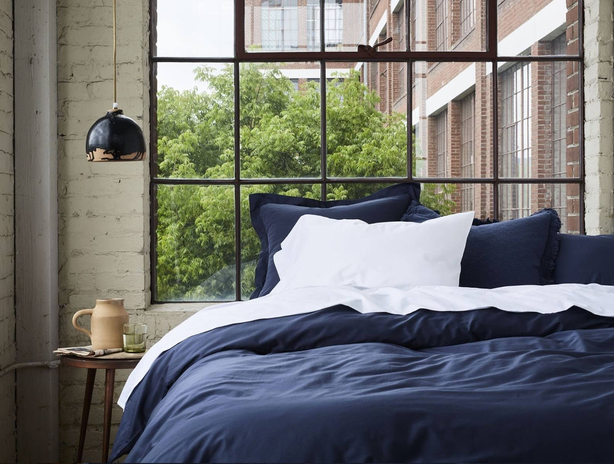 Alpine White Organic Sateen Fitted Sheet, Cal King U615