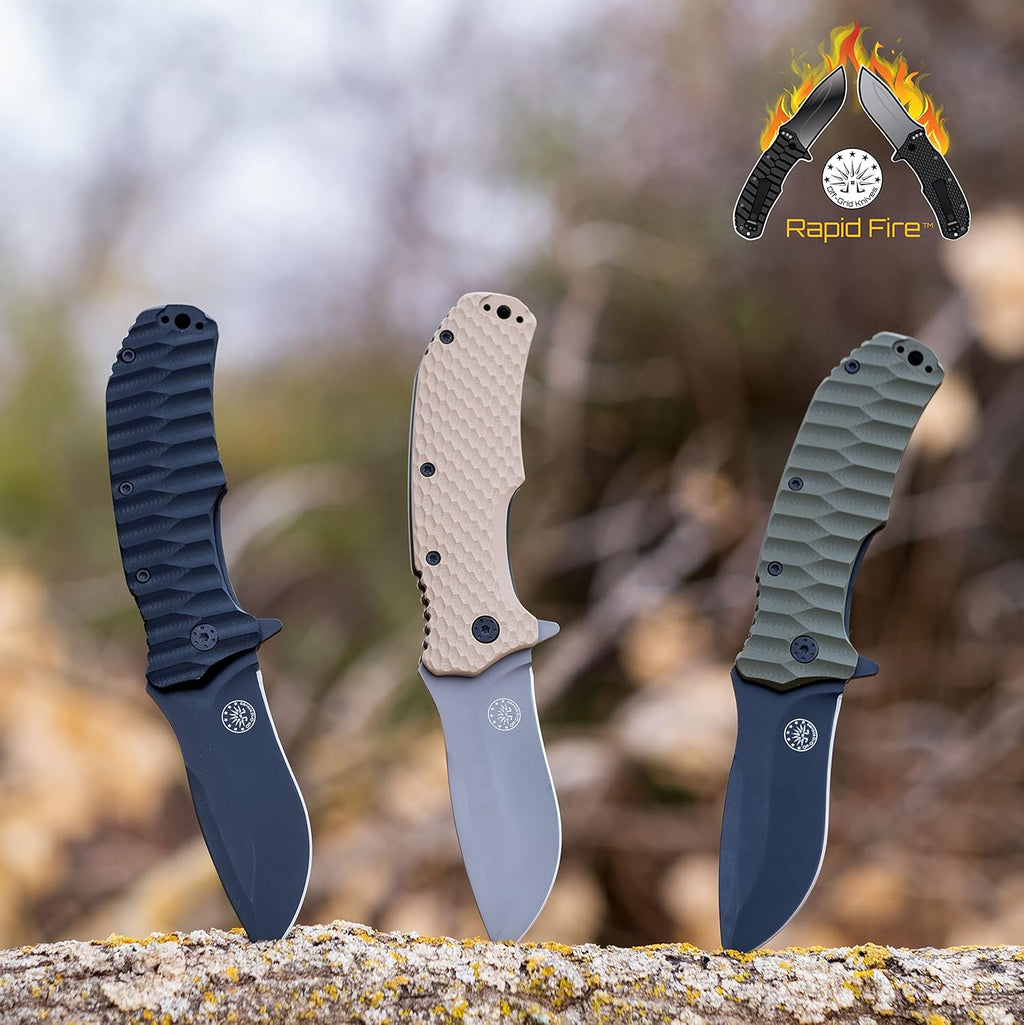 Large Folding Knife with G10 Scales Z60244