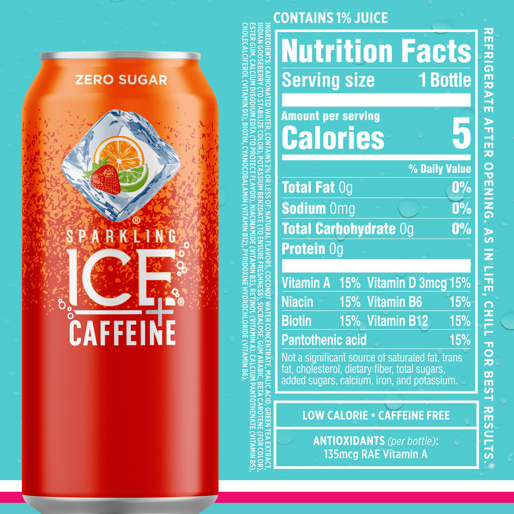 12 16oz Can Flavored Sparkling Water Variety Pack E262