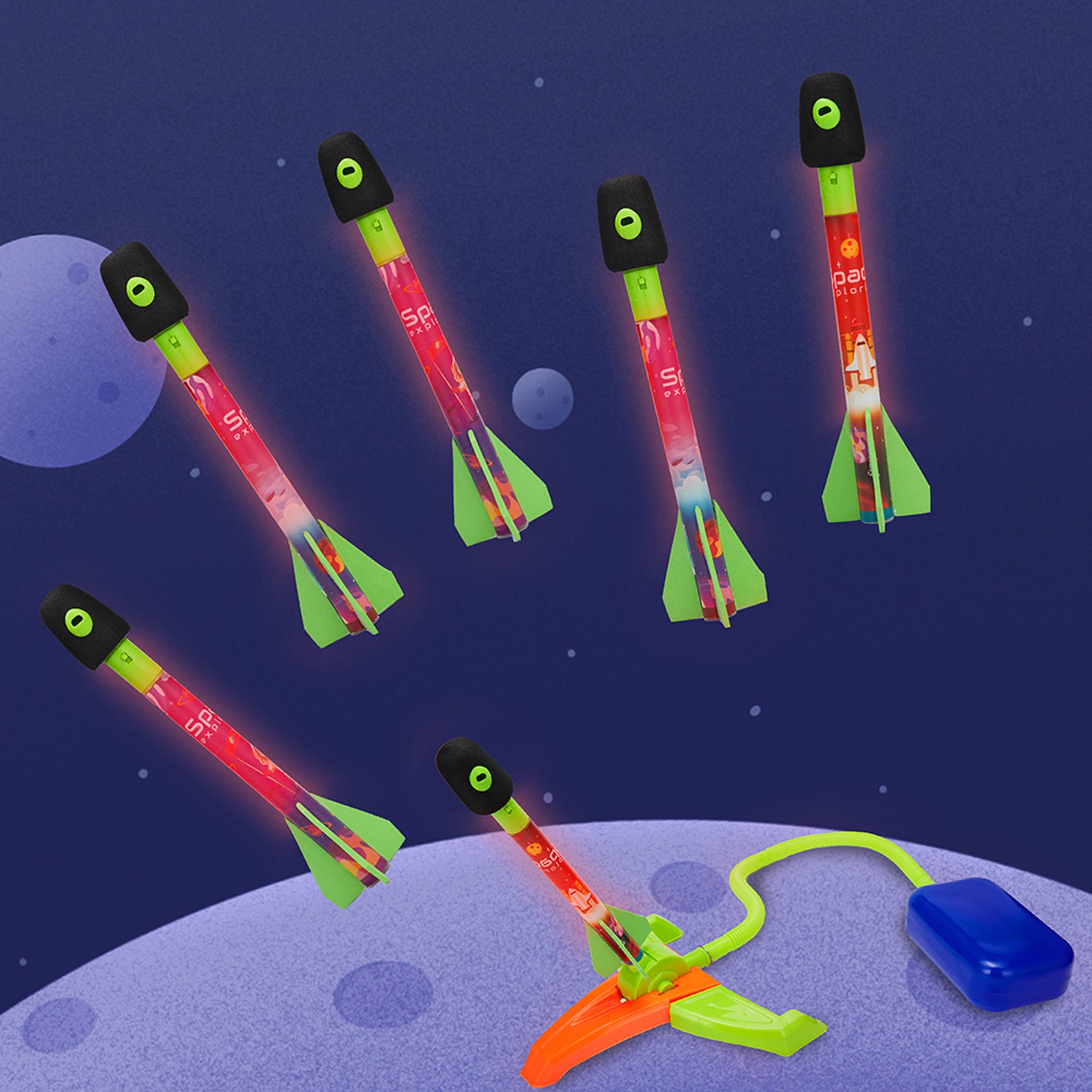 Rocket Air Launch Outdoor Toy for Kids Q4195