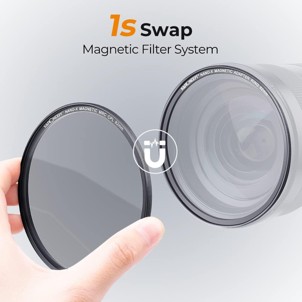67mm Magnetic Lens Filter Kit with Magnetic Adapter Ring Y96910